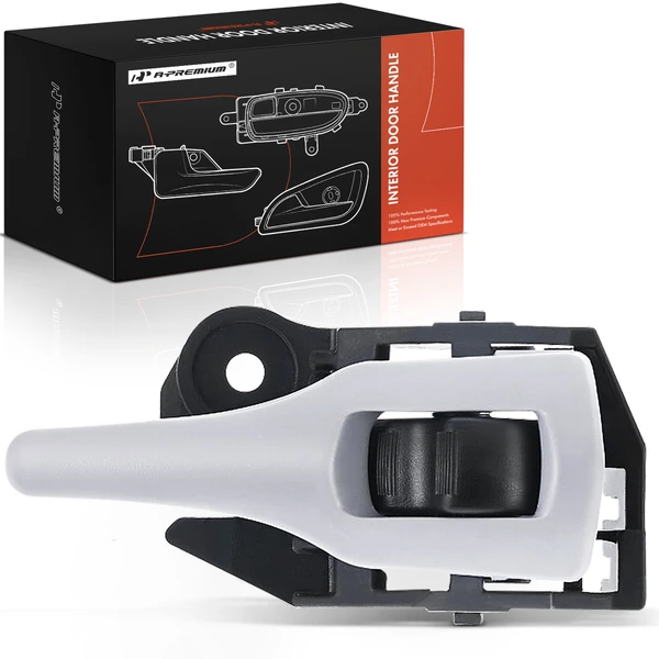 Front Driver or Rear Driver Black & Gray Interior Door Handle for Toyota Corolla Matrix