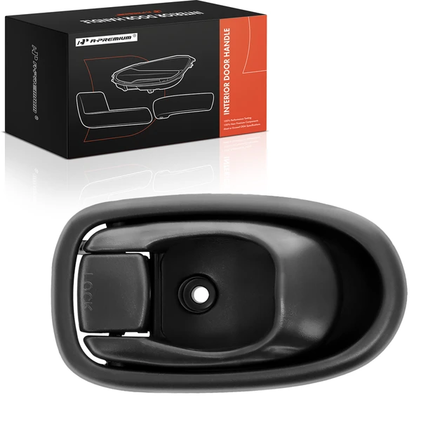 Front Passenger or Rear Passenger Gray Interior Door Handle for 2002-2004 Kia Spectra