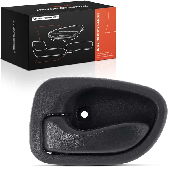 Front Driver or Rear Driver Gray Interior Door Handle for 1995-1999 Hyundai Accent