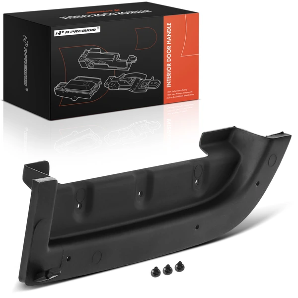 Front Driver Black Door Armrest with Screws for Lincoln Town Car 2003-2007