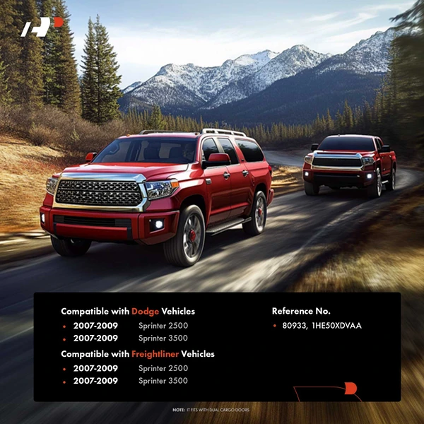 Rear Passenger Cargo Gray Interior Door Handle for Dodge Freightliner Sprinter