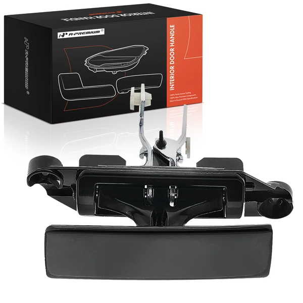 Rear Passenger Sliding Door Smooth Black Interior Door Handle for 1994-2005 GMC Safari