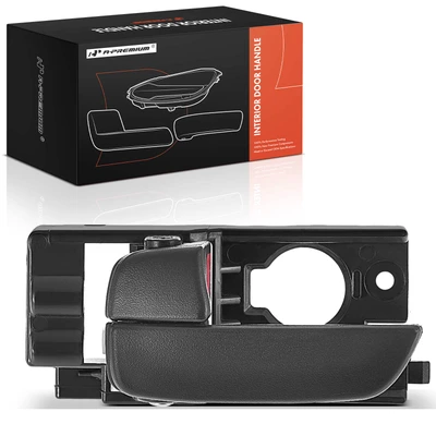 Front Driver Black Interior Door Handle