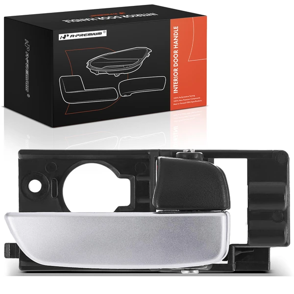 Front Passenger Silver Lever& Black Knob Interior Door Handle for Hyundai Accent 07-11