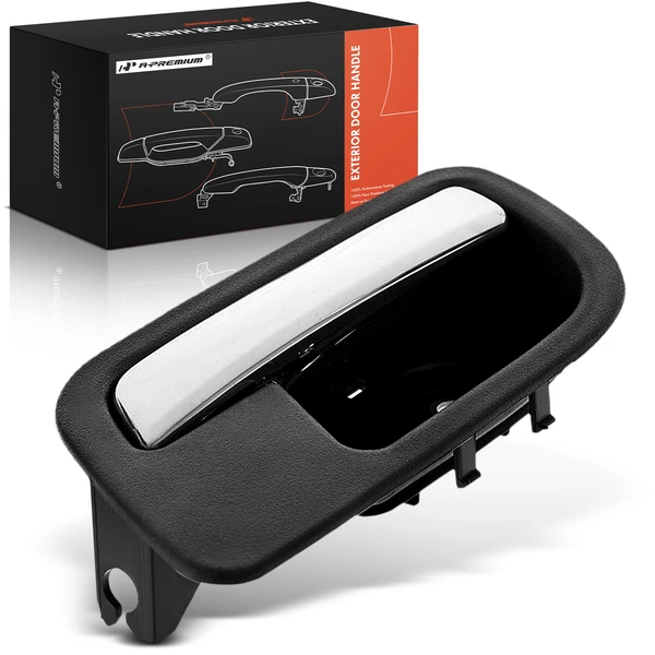 Front Passenger or Rear Passenger Chrome & Black Interior Door Handle for Cadillac Escalade