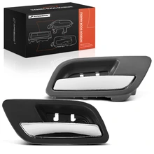 2 Pcs Rear Chrome or Brown Interior Door Handle for 2007-2013 GMC Sierra 1500