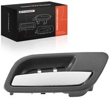 Rear Passenger Chrome & Brown Interior Door Handle