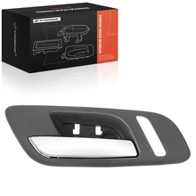 Front Driver Chrome & Gray Interior Door Handle for 2012-2013 Cadillac Escalade ESV