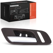 Front Driver Chrome Lever & Brown Housing Interior Door Handle