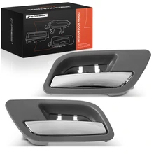2 Pcs Rear Chrome or Gray Interior Door Handle for 2012-2013 Cadillac Escalade