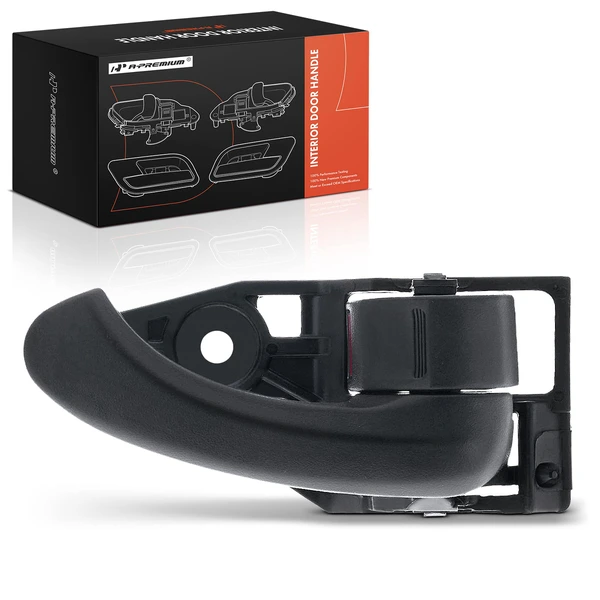 Front Passenger or Rear Passenger Black Interior Door Handle for Toyota