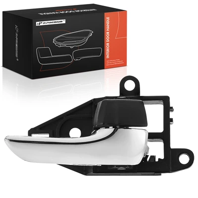 Passenger Chrome & Black Interior Door Handle