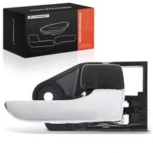 Front Passenger or Rear Passenger Chrome & Black Interior Door Handle