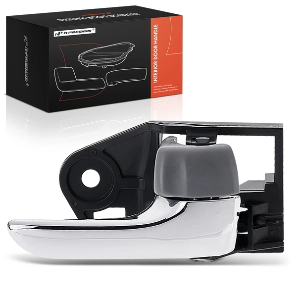 Front Passenger or Rear Passenger Chrome & Gray Interior Door Handle for Toyota Avalon 05-10