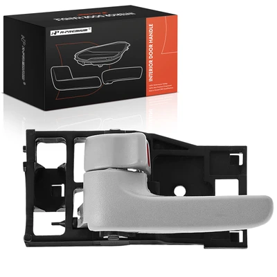 Front Driver or Rear Driver Gray Interior Door Handle
