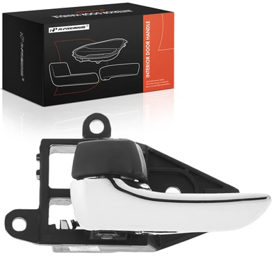 Front Driver Chrome & Black Interior Door Handle