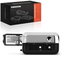 Rear Passenger Chrome & Black Interior Door Handle for 2006-2008 Lincoln Mark LT