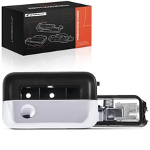 Front Passenger Chrome Lever & Black Housing Interior Door Handle for 2004-2008 Ford F-150