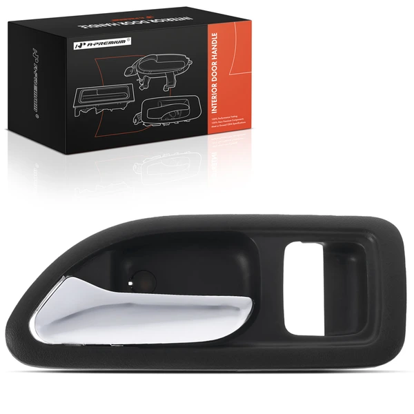 Front Driver Chrome & Gray Interior Door Handle for Honda Accord 1994-1997