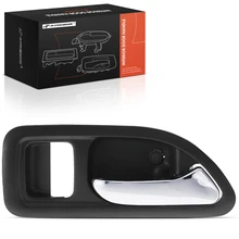 Front Passenger Chrome & Gray Interior Door Handle