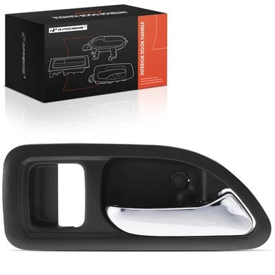 Front Passenger Chrome & Gray Interior Door Handle