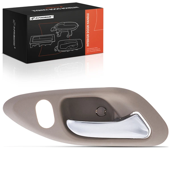 Front Passenger Chrome & Beige Interior Door Handle for Honda Accord 98-02 Coupe