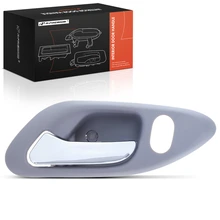 Front Driver Chrome & Quartz Gray Interior Door Handle