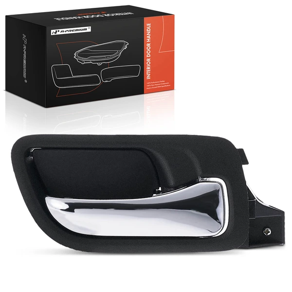 Front Passenger Chrome & Black Interior Door Handle for 2003-2007 Honda Accord