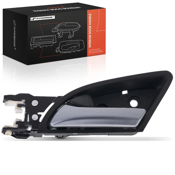 Front Driver or Rear Driver Silver & Gray Interior Door Handle for Honda Accord 2008-2012