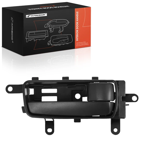 Front Passenger or Rear Passenger Black Interior Door Handle for 2007-2012 Nissan Sentra