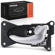 Front Passenger or Rear Passenger Silver & Black Interior Door Handle for 2002-2005 Nissan Altima