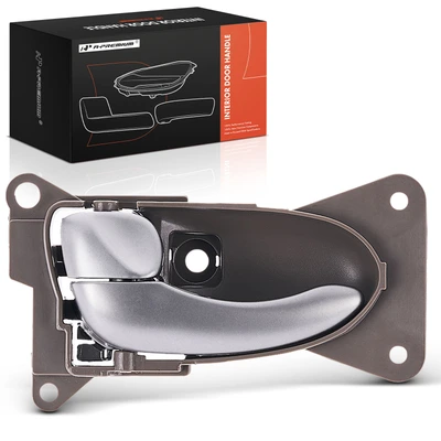 Front Driver or Rear Driver Silver & Brown Interior Door Handle for Nissan Altima 02-05