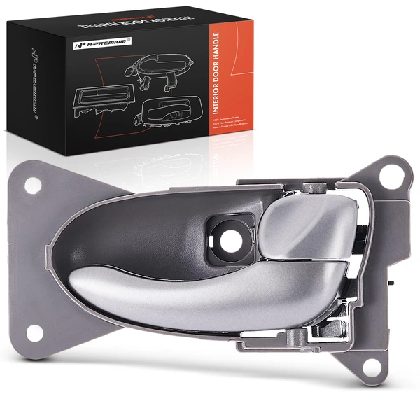 Front Passenger or Rear Passenger Silver & Gray Interior Door Handle for 2002-2005 Nissan Altima