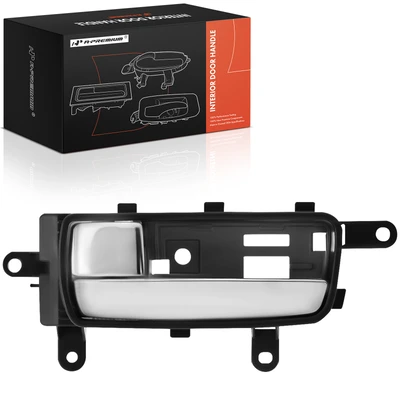 Front Driver or Rear Driver Chrome & Gray Interior Door Handle