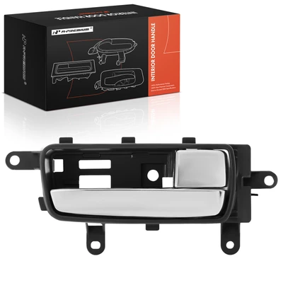 Front Passenger or Rear Passenger Chrome & Gray Interior Door Handle