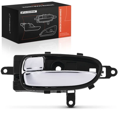 Black & Chrome Interior Door Handle
