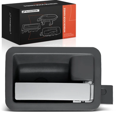 Front Passenger or Rear Passenger Silver & Gray Interior Door Handle