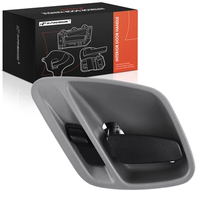 Front Driver or Rear Driver Gray & Black Interior Door Handle
