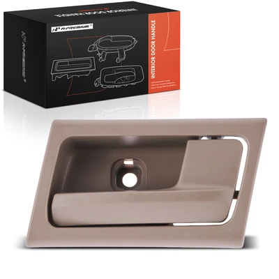 Front Passenger or Rear Passenger Brown Interior Door Handle