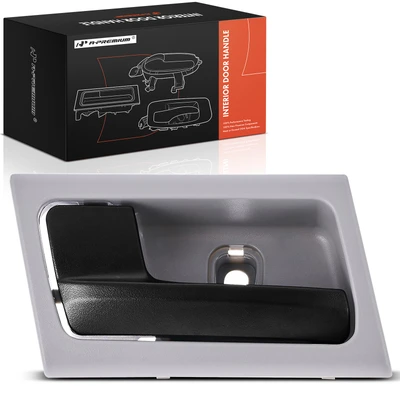 Front Driver or Rear Driver Gray & Black Interior Door Handle