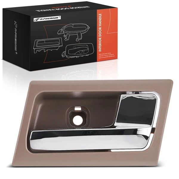 Front Passenger or Rear Passenger Chrome & Brown Interior Door Handle for Ford Mercury 2005