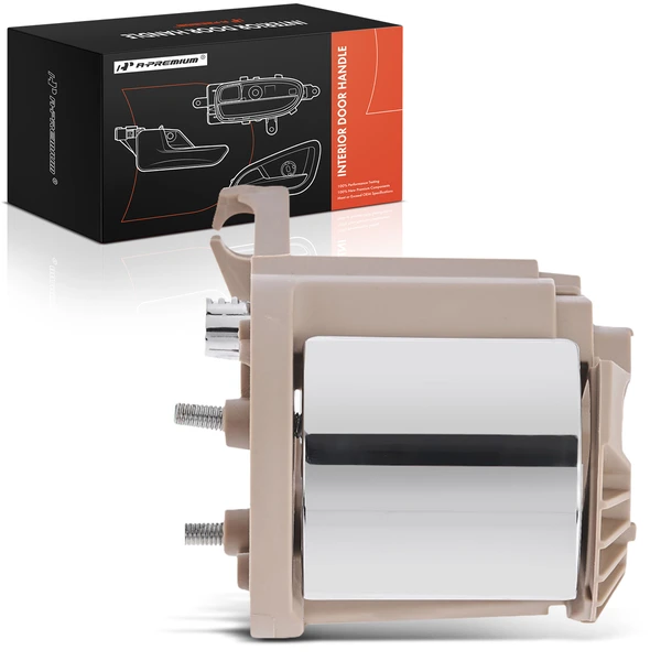 Front Passenger Beige & Chrome Interior Door Handle for 2006 Ford Explorer