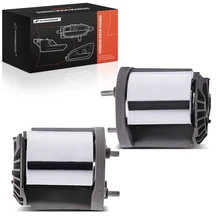 2 Pcs Front Chrome & Gray Interior Door Handle