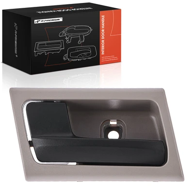 Front Driver or Rear Driver Black & Stone Interior Door Handle