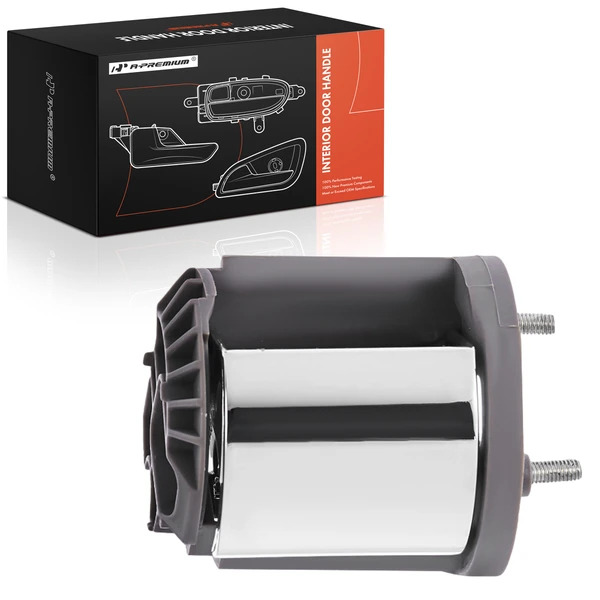 Front Passenger Chrome & Gray Interior Door Handle for 2006-2008 Mercury Mountaineer