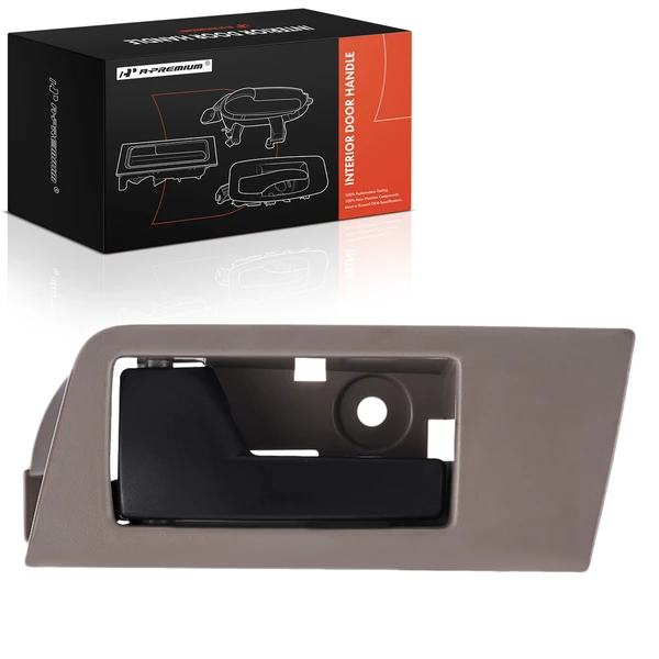 Front Driver Gray Bezel with Black Lever Interior Door Handle for Ford Focus 08-11