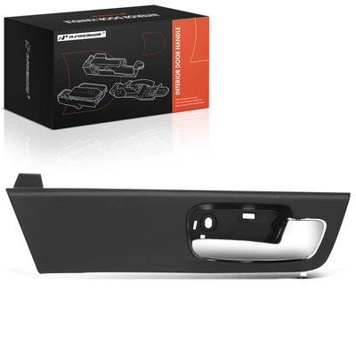 Front Passenger Chrome & Black Interior Door Handle