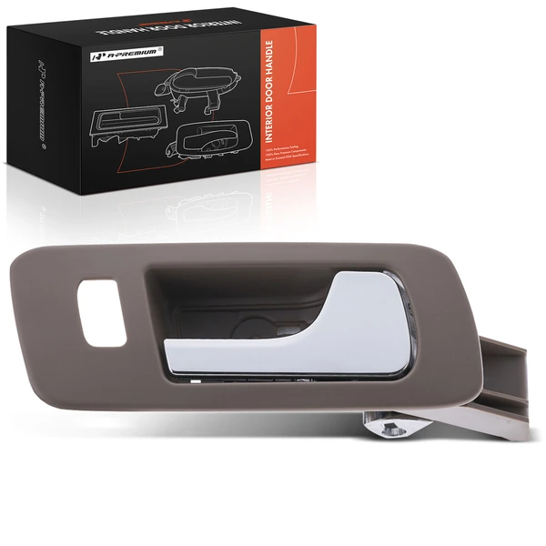 Front Passenger Chrome & Beige Interior Door Handle for Cadillac STS 2005-2011