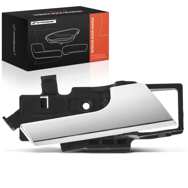 Front Passenger or Rear Passenger Chrome & Black Interior Door Handle for Chevrolet Aveo 2007-2010