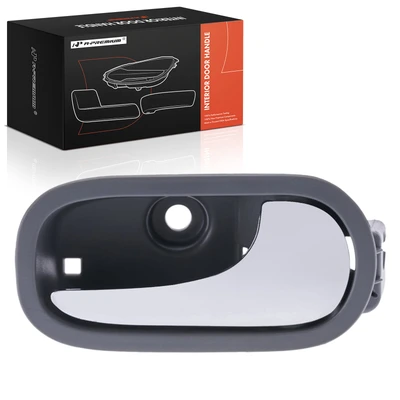 Rear Passenger Gray & Chrome Interior Door Handle for Chevrolet Malibu 2008-2012